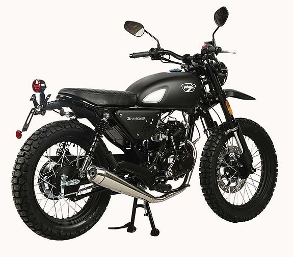 Viarelli Scrambler KLASS 1 – 45 km/h - 4-takt - moped 9 of 16