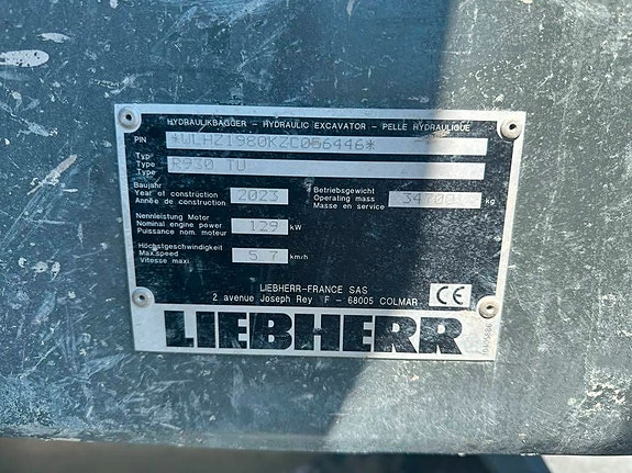 Liebherr R 930 G6 Tunnel 7 of 9