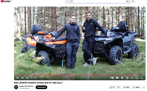 CFMOTO CFORCE 850 | Black Edition | RÄNTEFRITT 2 of 16