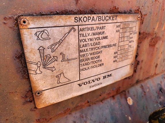 Volvo BM Grusskopa 1,9 M3 Tand STBM 2 of 3