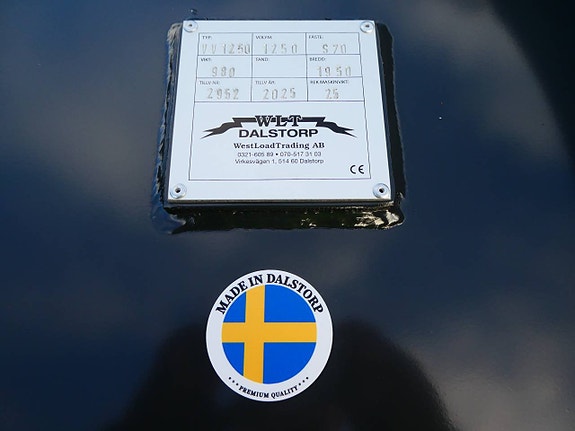 Nyhet 1250L Vägverksskopa 1950mm Grävfäste S70 6 of 6