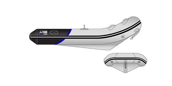 Yam 310 AIR-V Uppblåsbar Durk KAMPANJ 4 of 4