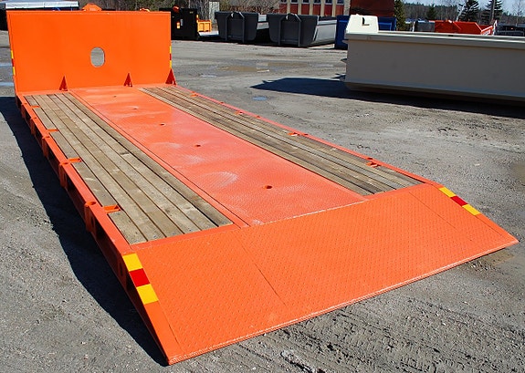 SISU - Maskinflak 25 ton med fast ramp 6 of 6