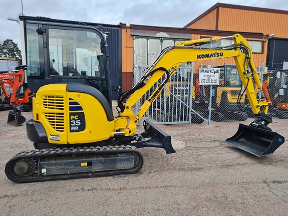 MINIGRÄVARE KOMATSU PC 35 MR3 3,8 ton NY TILT + NYA SKOPOR