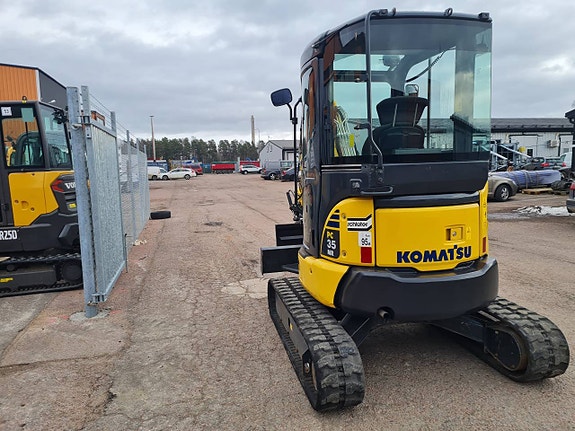 MINIGRÄVARE KOMATSU PC 35 MR3 3,8 ton NY TILT + NYA SKOPOR 5 of 6