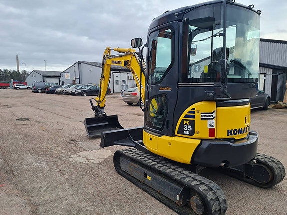 MINIGRÄVARE KOMATSU PC 35 MR3 3,8 ton NY TILT + NYA SKOPOR 2 of 6