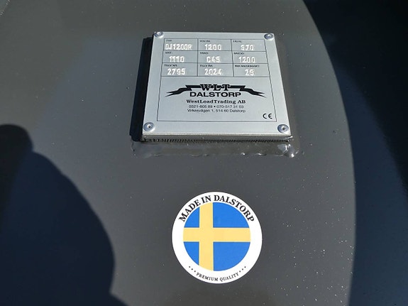 Ny WLT Schaktskopa 1200L med Grävfäste S70 6 of 6