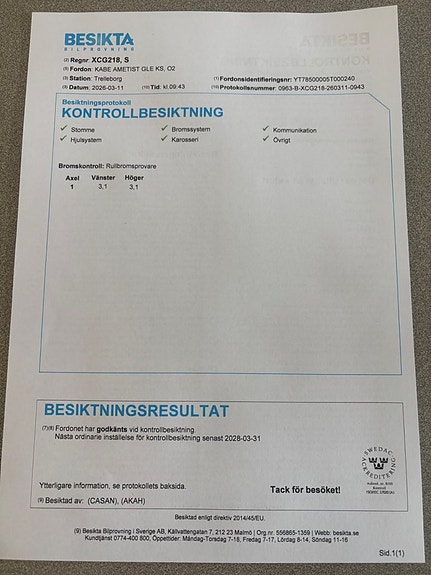 Kabe Ametist GLE KS Långbädd Förtält och Markis 14 of 15