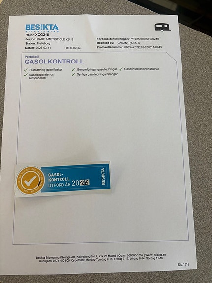 Kabe Ametist GLE KS Långbädd Förtält och Markis 15 of 15