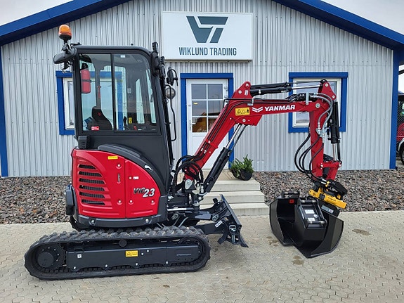 Yanmar ViO23-6 / 2,5 tons minigrävare / Svanslös