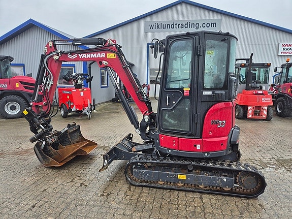 Begagnad Yanmar ViO33-6 / 3,5t minigrävare / rototilt 3 of 8