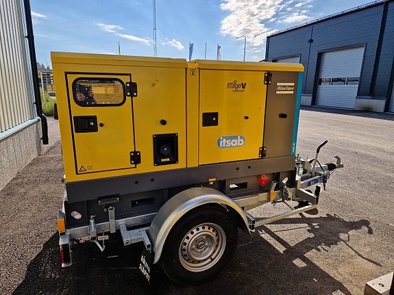 Reservkraft generator Atlas Copco QAS 30 Steg 5