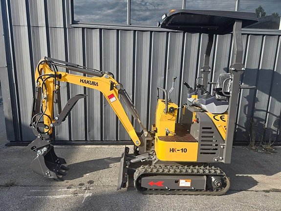 Ny minigrävare HAKUBA HK-10/Omgående leverans  65000 ex.moms
