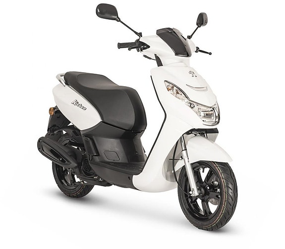 Moped Peugeot Kisbee Icy white, INKL. ELSPARK PÅ KÖPET