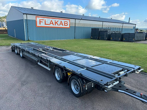 FLAKAB - 4 axlad kombivagn / maskinvagn - OMG LEV 2 of 5