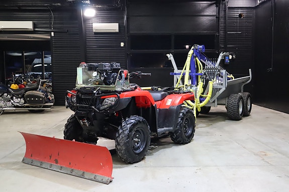 Honda Rubicon TRX 520 Skogsvagn / Griplastarvagn 7 of 24