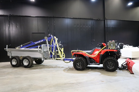 Honda Rubicon TRX 520 Skogsvagn / Griplastarvagn 4 of 5