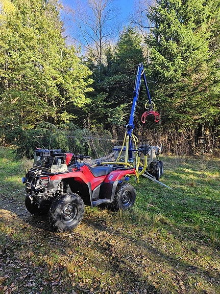 Honda Rubicon TRX 520 Skogsvagn / Griplastarvagn 2 of 5