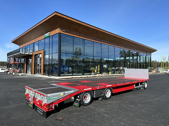 Hakarps - 30 tons bodvagn 910mm, hydraulisk ramp