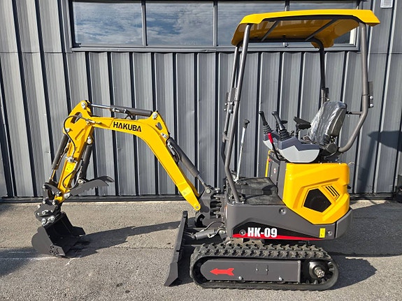 Nya HAKUBA HK-09 minigrävare Joystick, bomsväng, bandbredd