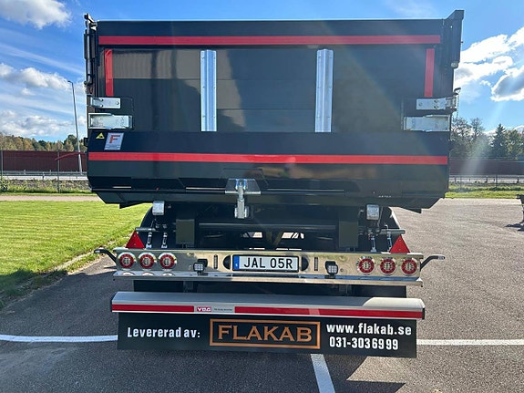 FLAKAB - Dumperkärra 24T - Skjutbar dragstång 6 of 6