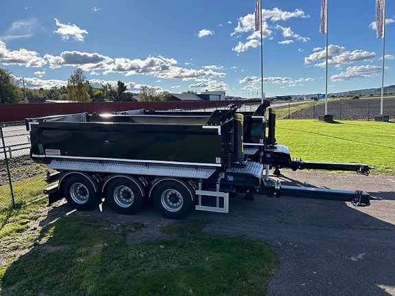 FLAKAB - Dumperkärra 24T - Skjutbar dragstång