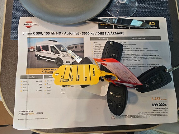 Bürstner Lineo C590 Brava AUT  598cm DIESELVÄRMARE bildel Årets Deal 729 000 KR 12 of 22