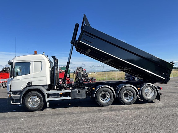 Scania P450 Tridem Joab Cameleont snabblås Bergflak 2 of 6