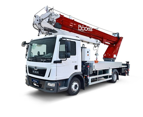 Mobilkran AK 37 från Tyska Böcker med elektrisk kran i alu.!