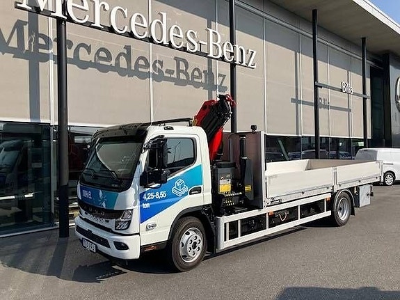 Fuso eCanter 8,55 ton brädgårdsbil