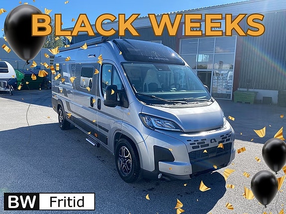 Adria TWIN 640 SLB 60Y Black Weeks-REA-litium&solcell ingår!