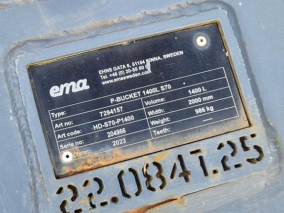 Ema (NY) Planerskopa S70 / 1400L / 2000mm 3 of 3
