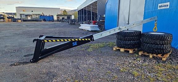 Mekanisk och hydraulisk kranarm med bra tiltvinkel 7 of 10