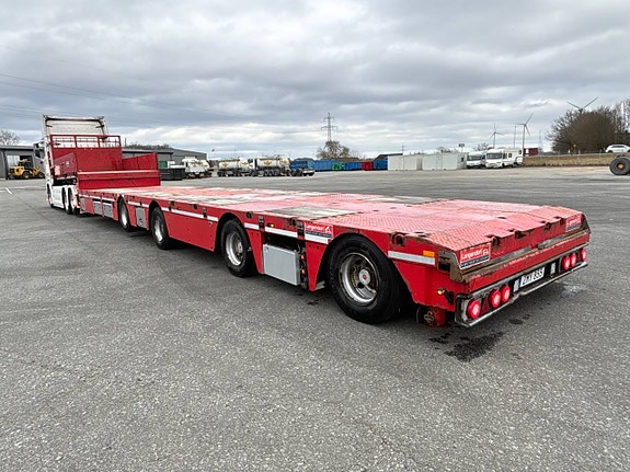 Scania S 580 Dragbil med Langendorf Trailer med Ramper 5 of 12