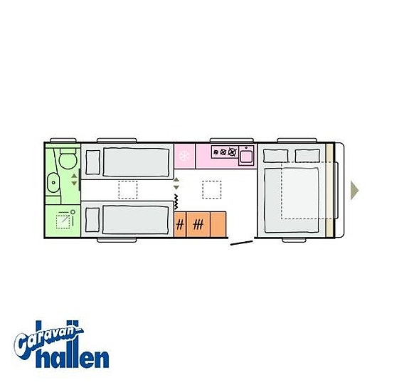 Adria ADORA 663 UT (Pluspaket, Klimatanläggning Clima Aventa 2,4 KW) 13 of 14