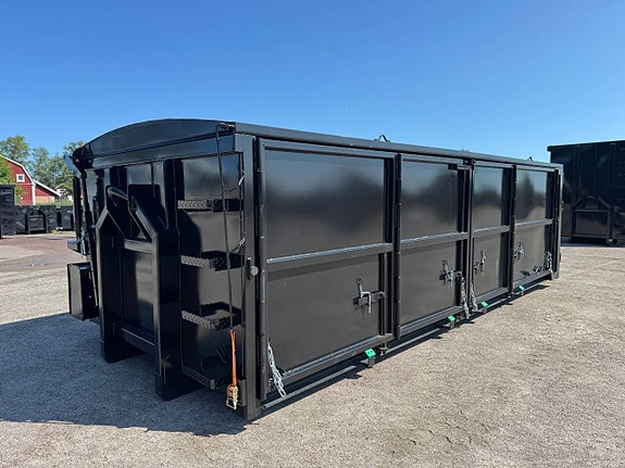 RQF Lastväxlarflak - 22m3 öppningsbar sida, hydrauliskt tak