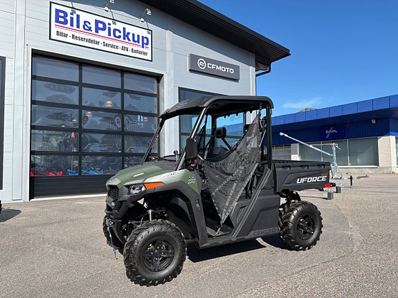 CFMOTO U Force 600 UTV Grön i lager Hudik vi byter in Bil och ATV