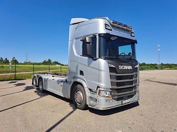 Scania R500  med HIAB lastväxlare 3 of 11