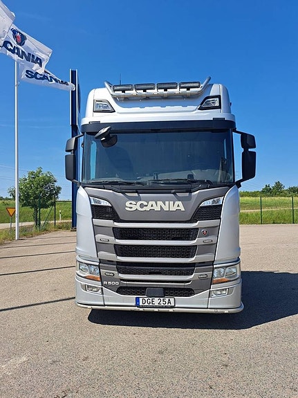 Scania R500  med HIAB lastväxlare 2 of 11