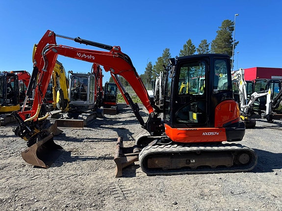 Minigrävare 5,5ton Kubota KX57 425000:-