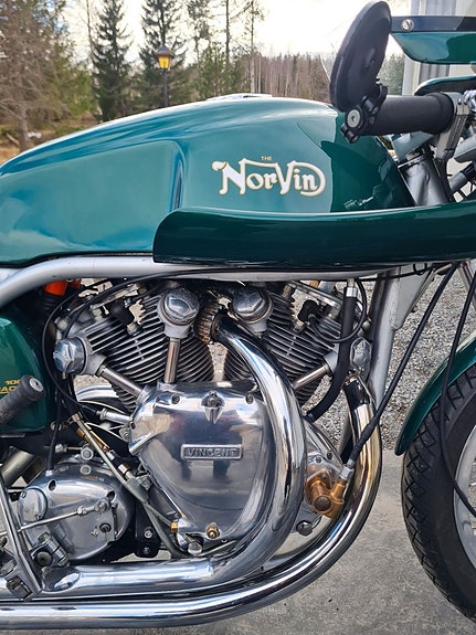 -- Norvin Vincent 1000cc Cafe racer 5 of 23