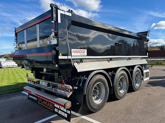 FLAKAB - Dumperkärra 24T - Skjutbar dragstång