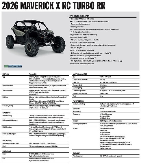 Can-Am Maverick X rc TURBO RR 72 2 of 2