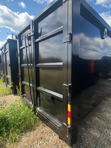 RQF Lastväxlarflak - 35m3 skrotcontainer Hardox 500 TUF 3 of 3