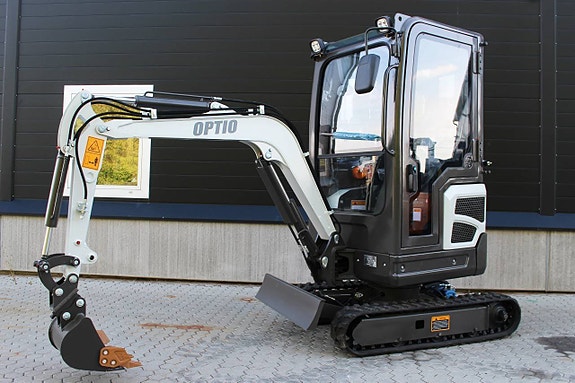 OPTIO WE15 | MINIGRÄVARE | GRÄVMASKIN | KOMPAKT GRÄVARE