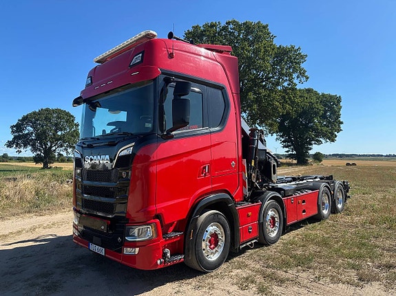 Scania S650 8x4 kranväxlare | Hiab 358 | euro 6 | bör ses