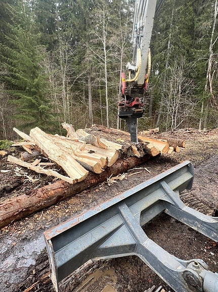 Klyvkniv för grävmaskin