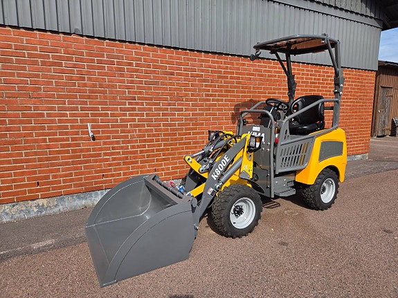 Eldriven hjullastare Kima K800E ink skopa & gafflar, KAMPANJ 3 of 11