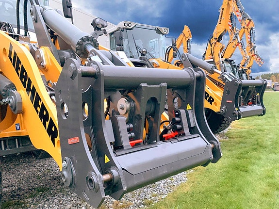 Smidiga Oilquick-snabbfästen till hjullastare - Todd Timber