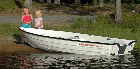 Båtpaket Sandström 380 med 2.5HK samt vagn